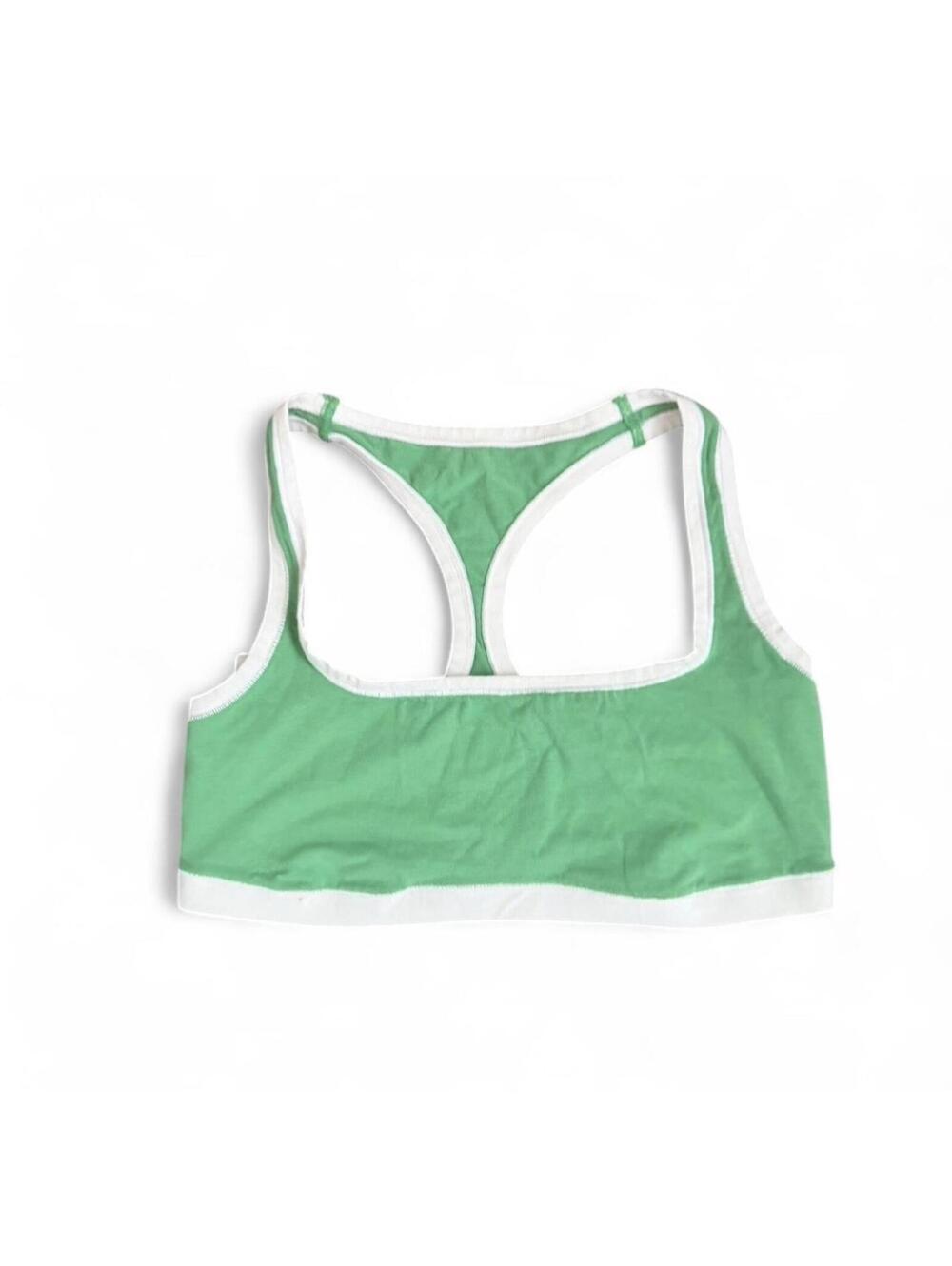 Victoria secret green &white sports bra size large